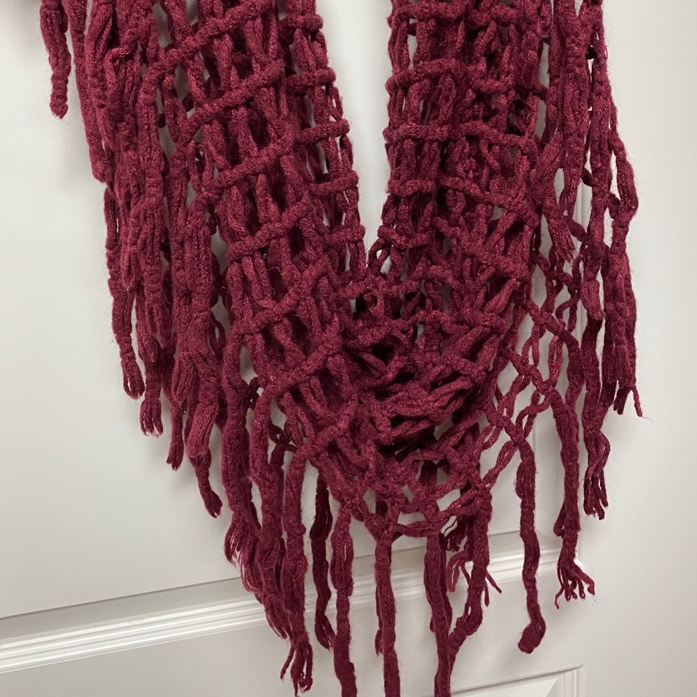 Maroon Infinity Scarf